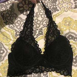 Victoria’s Secret Pink Lace Halter Bralette